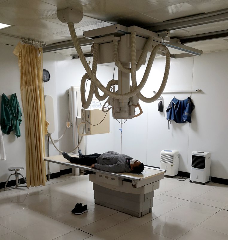 Modern digital radiography room with Philips DigitalDiagnost system — the type of equipment students train with in accredited radiography programs